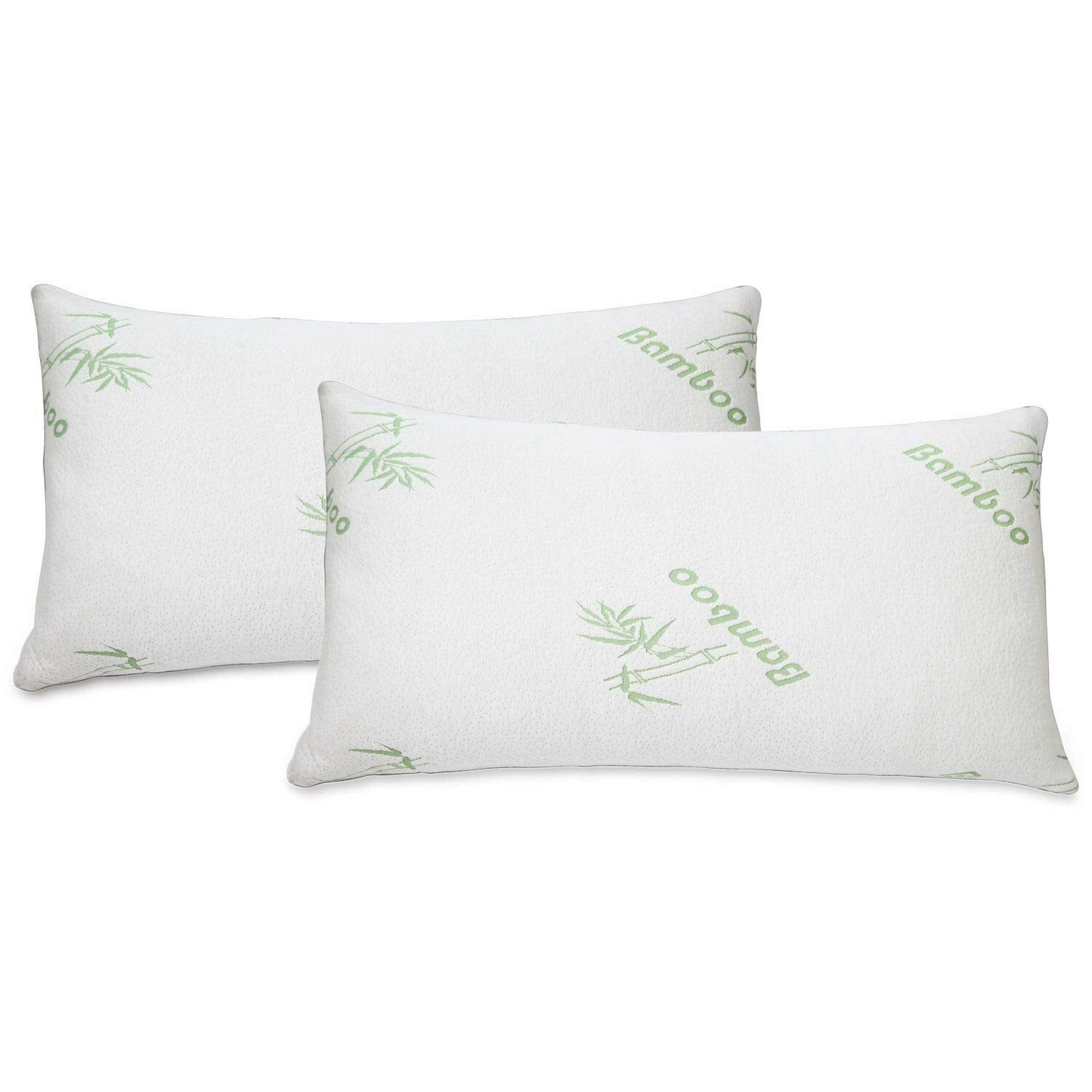 Bamboo Memory Foam Pillows (1- or 2-Pack)