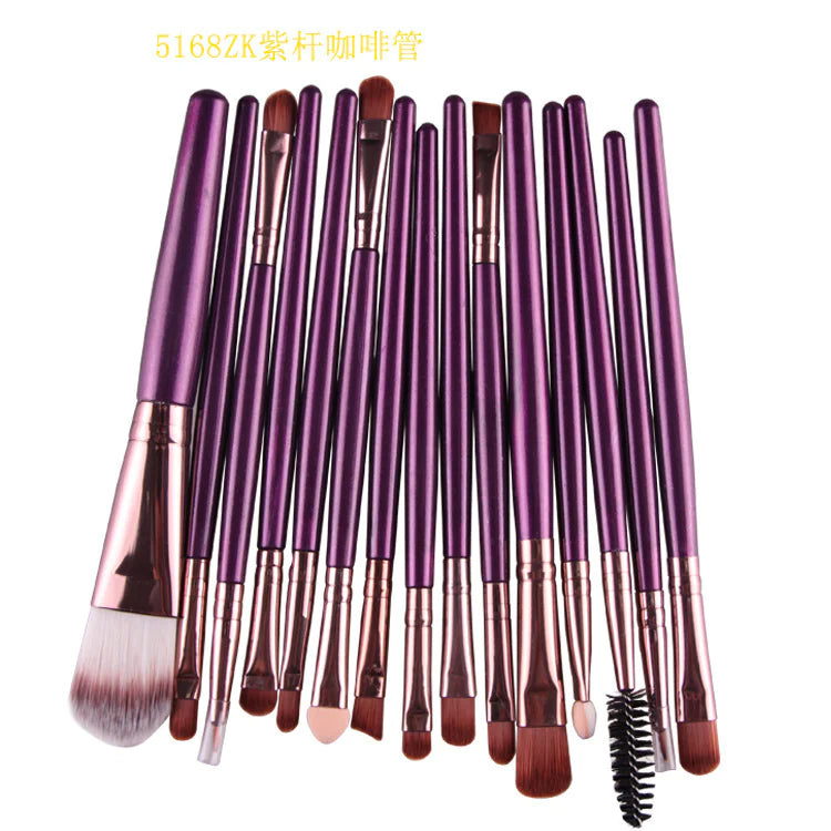 15 Pieces Makeup Brush Set