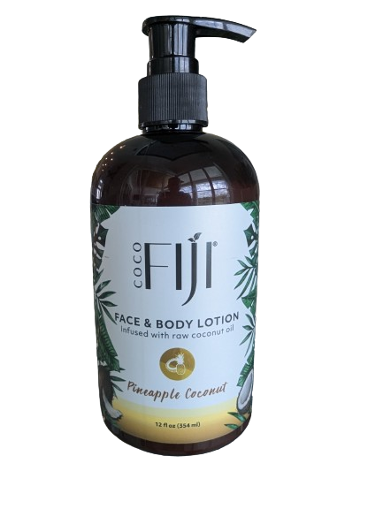 Face & Body Coconut Lotion - Pineapple Coconut (12oz)