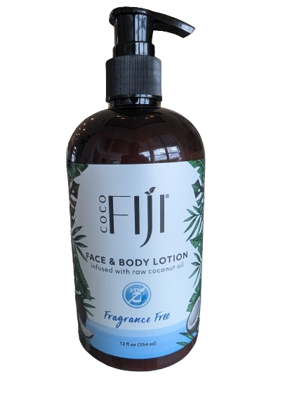 Face & Body Coconut Lotion - Fragrance Free (12oz)