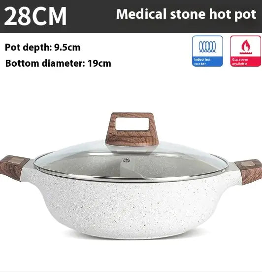 Rice Stone Large Capacity Soup Pot