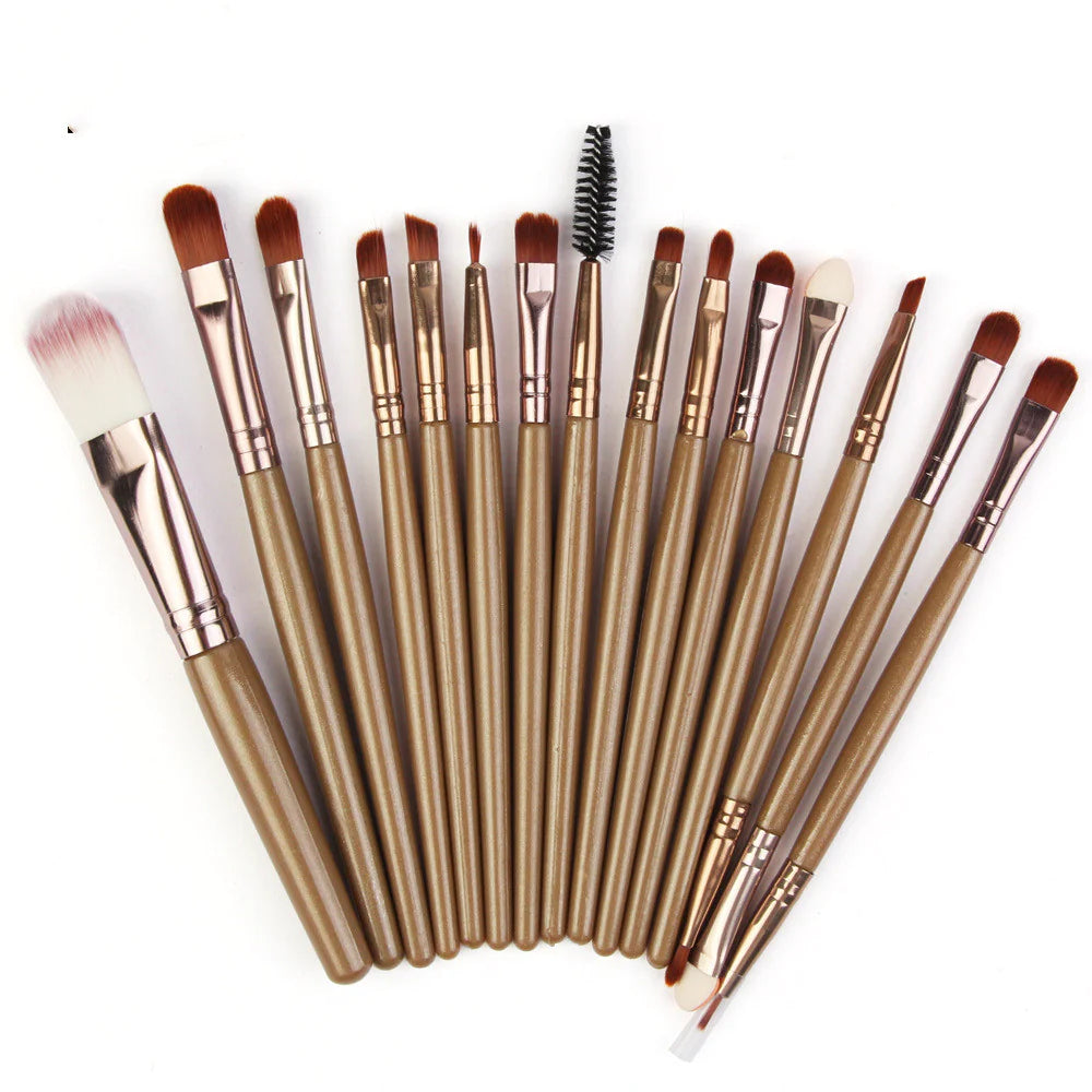 15 Pieces Makeup Brush Set