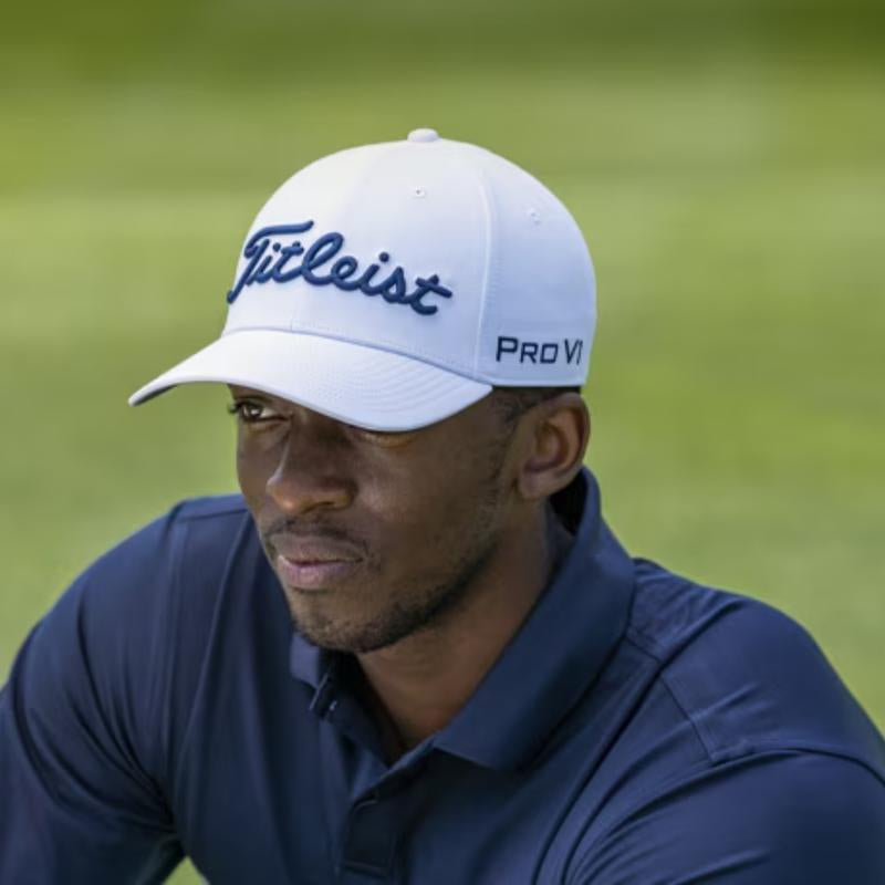 Titleist Golf Black/White Hat for Adults - High-Quality Cotton Material, Durable and Comfortable