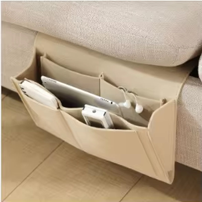 Felt Bedside Storage Organizer Anti-Slip Bedside Bag Bed Sofa Side Pouch Hanging Couch Storage Bed Holder Pockets for Sofa