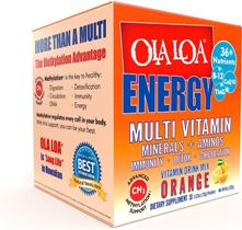 Ola Loa Orange Energy Multi Vitamin - Orange - (30 Packets)