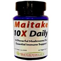 Maitake 10X - 10 Powerful Medicinal Mushrooms For Total Immunity