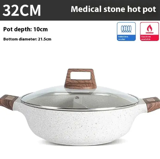 Rice Stone Large Capacity Soup Pot